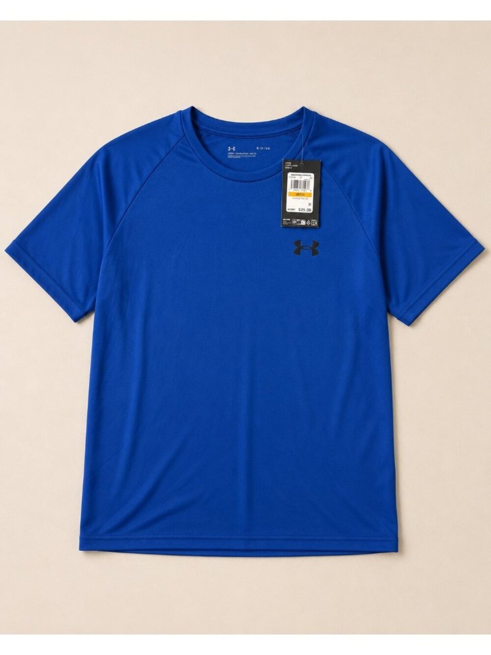 Under Armour Mens Blue Loose Fit Velocity 2.0 Short Sleeve T-Shirt Size S